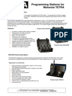 Programming Stations For Motorola TETRA Terminals: NC6100 Product Description