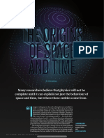 The Origins of Space and Time PDF