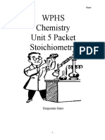 Stoichiometry Unit