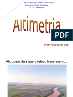 Altimetria e Representacao Do Relevo