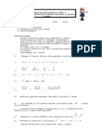 Trabajo de Matemática Coef 2 3º Medio Plan General.