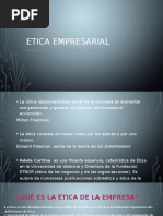 Etica Empresarial