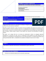 Programa Introduccion A La Escritura Del Guion Audiovisual PDF 332 KB