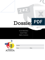 8 ° Basico - Dossier - Algebra y Ecuaciones PDF