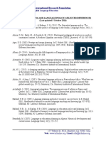 LanguagePolicyLanguagePlanning SelectedReferences 5oct2016