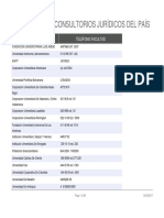 Base de Datos Consultorios Jur Dicos Del Pa S