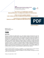 Reconfiguracion Sindical en El Kirchnerismo Sindicalismo Argentino