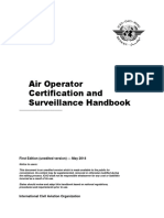 Air Operator Certification and Surveillance Handbook (22 May 2014)