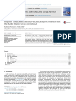 Corporate Sustainability Disclosure in Annual Reports Evidence From UAE Banks Islamic Versus Conventional 2016 Renewable and Sustainable Energy Review