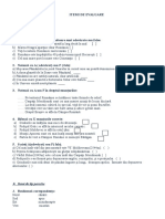 Test de Evaluare Geografie Clasa A 4-A