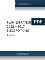 Plan Estratégico Electro Puno