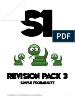 s1 Revision Pack 3 - Simple Probability