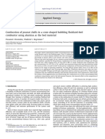 Combustion of Peanut Shells in A Cone-Shaped Bubbling Fluidized-Bed Combustor Using Alumina As The Bed Material