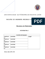 Actividad No.1 Mecanica de Materiales