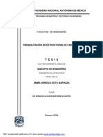 Rehabilitación de Estructuras de Concreto - Tesis UNAM PDF