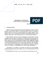 Desarrollo Humano Ciclo Vital y Educación