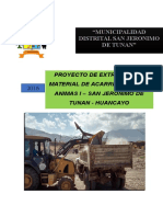 Proyecto de Extracion de Material de Acarreo