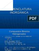 Power Point-Nomenclatura Inorgánica