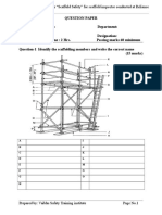 Question Paper For Scaffolding