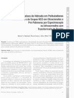 Determinação de Índices de Hidroxila em Polibutadienos Hidroxilados e de Grupos NCO em Diisocianatos e Pré-Polimeros Por Espectroscopia No Infravermelho Comtransformada de Fourier PDF