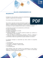 Taller Levantamiento de Requerimientos