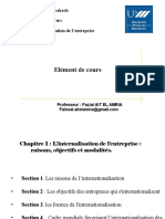 Element de Cours Internationalisation Des Entreprises.F.AITELAMRIA - Cours PDF