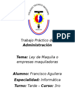 Trabajo Práctico de Administración