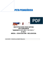 Carpeta Pedagogica de Religion