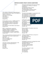 Library & Information Science Multi Choice Questions: (B) Conference Paper To Be Included in The Proceedings