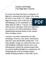 Seismic Performance and Design Requirements For High1