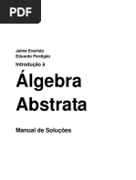 Respostas Introdução À Álgebra Abstrata PDF