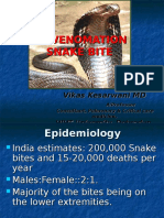 Envenomation Snake Bite