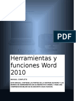 Herramientas y Funciones Word 2010