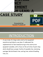 Lean Case Study