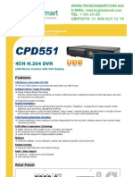 DVR 4 Canales Cpcam CPD551