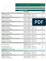 CE 6000: Applied Civil Engineering Statistics: Course Schedule