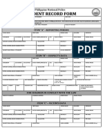 Revised Incident Record Form PNP PDF