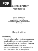 Basic Respiratory Mechanics (DR Arif)