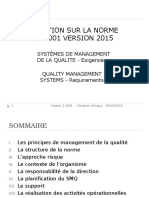 Formation Iso 9001 Version 2015 v1.0