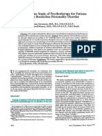 Stevenson Meares (1992) An Outcome Study of Psychotherapy For Patients With Borderline Personality Disorder