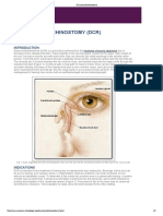 Dacryocystorhinostomy