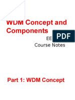 WDM Concept and Components