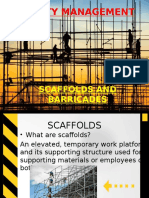 Safety Management: Scaffolds and Barricades