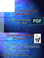 Safety, Accidents, and Human Error