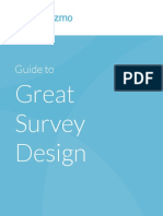 Guide To Great Survey Design PDF