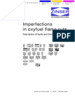 Zinser Imperfections in Oxyfuel Flame Cuts