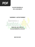 Plan de Desarrollo Municipal de El Guacamayo 2016 2019 PDF