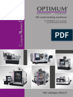 Optimum CNC Metal Working Machinery Catalogue 2016-17