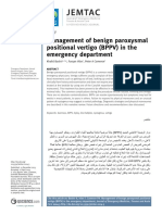 BPPV Management PDF