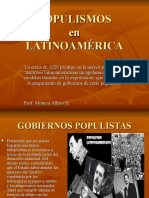 Populismos en America Latina